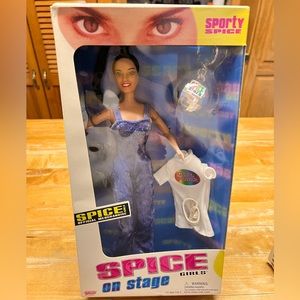 Sporty Spice, Spice Girls doll. Never opened, in original packaging.